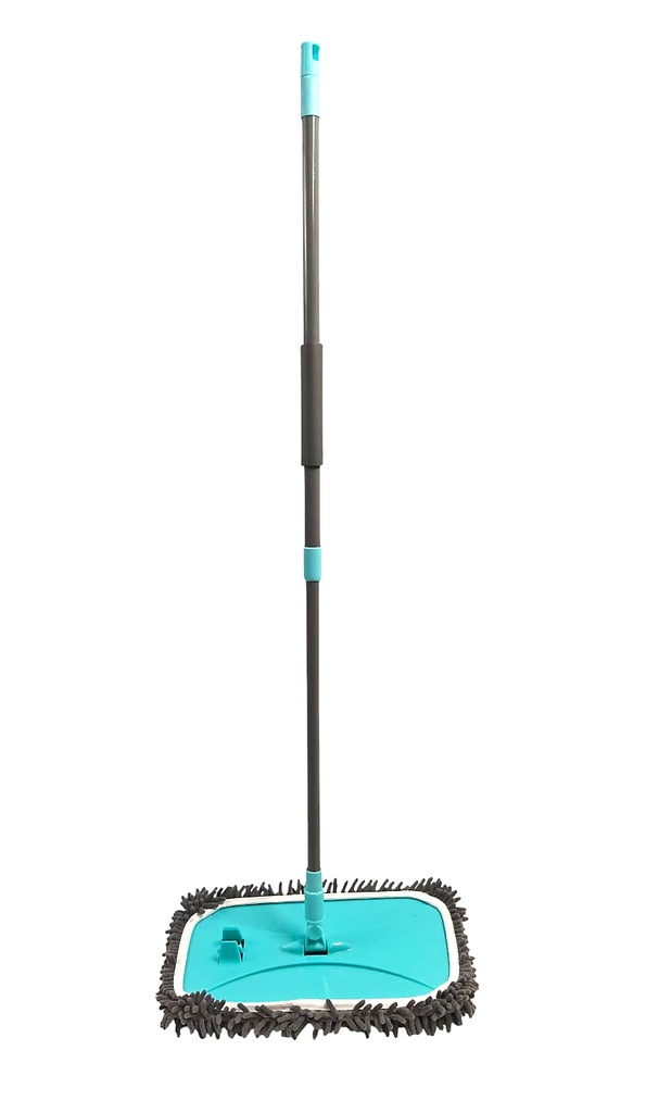 Large Chenille Flat Mop With Telescopic Pole, Handle:70-123cm (6 pc/ctn)