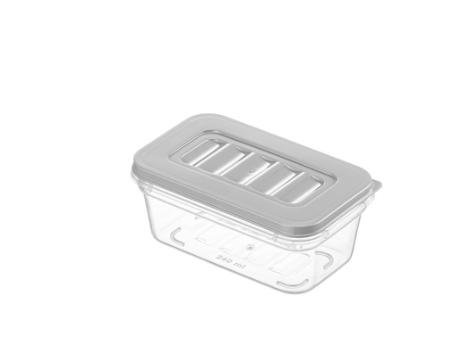 [P284572] 3pc 600ml Plastic Food Storage Container (24 set/ctn)