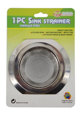 [2294-1] 4" 18/8 Stainless Steel Sink Strainer (144 pcs/ctn)