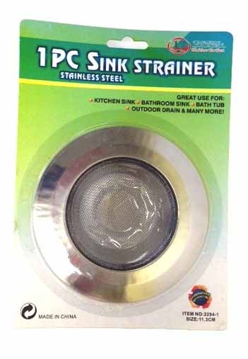 [2294-1] 4" 18/8 Stainless Steel Sink Strainer (144 pcs/ctn)