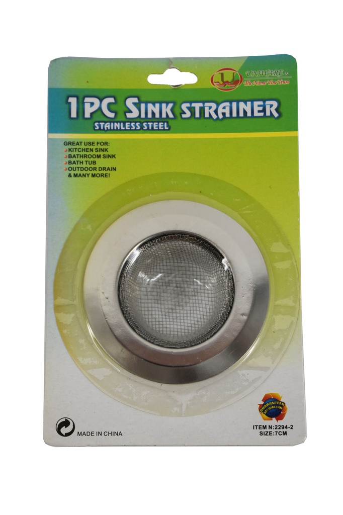 3" 18/8 Stainless Steel Sink Strainer (144 pcs/ctn)