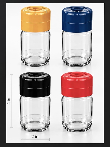 [P74100] 190 ml Glass Spice Jar (36 pcs/ctn)