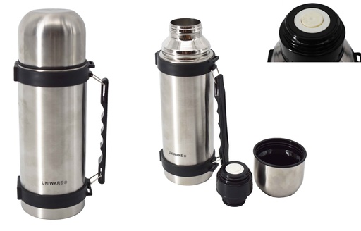 [2401] 1 Liter Stainless Steel Travel Vaccum Flask (12 pcs/ctn)