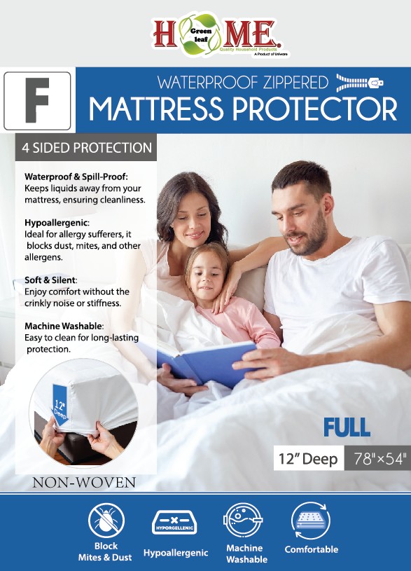 78 x 54 x 12" FULL SIZE NON-WOVEN MATTRESS COVER (12 pcs/ctn)