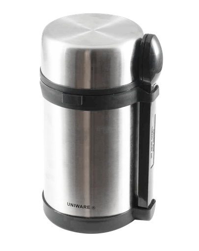 [2410] 1.5 Liter S.S. Vacuum Food Container w Utensils (12 pcs/ctn)