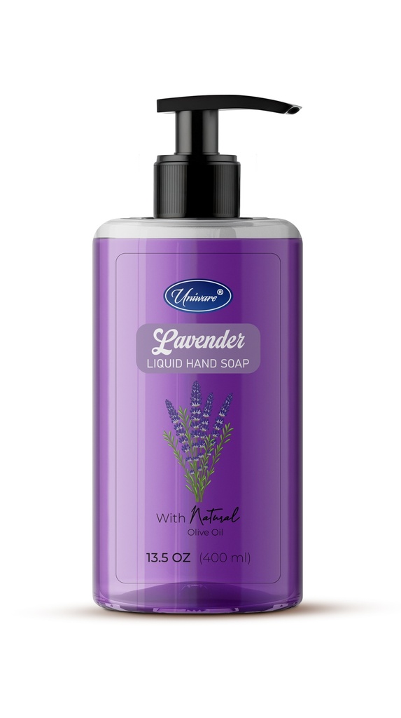 LIQUID HAND SOAP 400 ML LAVENDER (12 PCS/CTN)