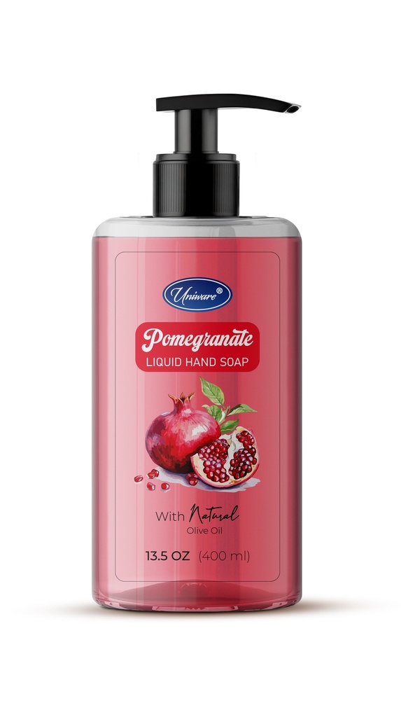 LIQUID HAND SOAP 400 ML POMEGRANATE (12 PCS/CTN)