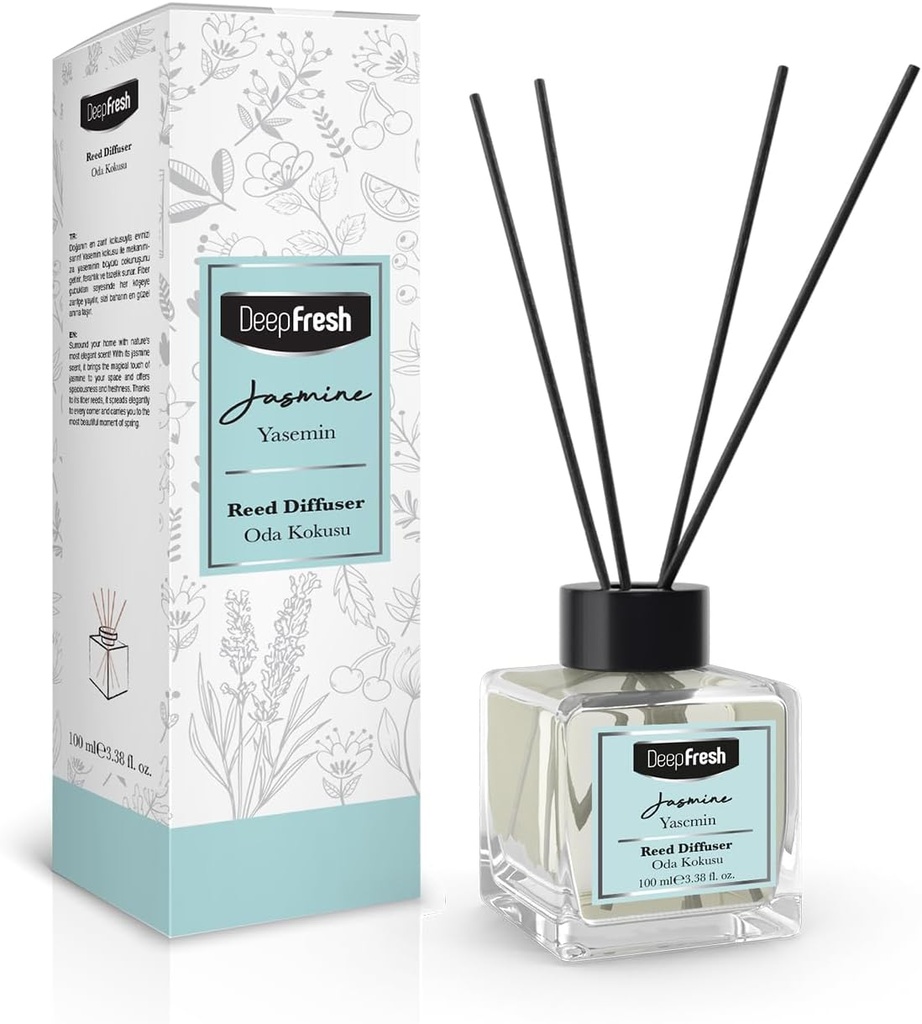 DEEP FRESH REED DIFFUSER 100 ML - JASMINE (24 PCS/CTN)