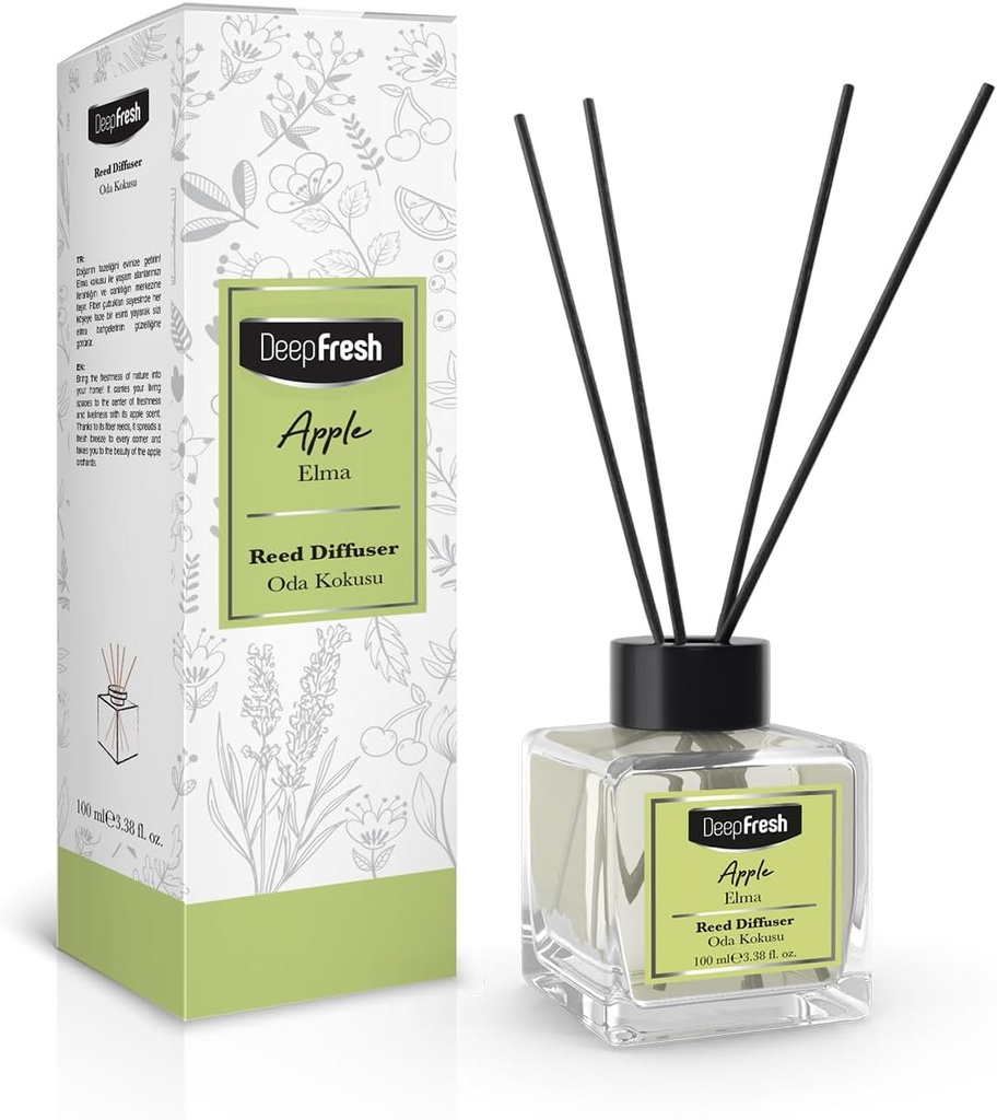 DEEP FRESH REED DIFFUSER 100 ML - APPLE (24 PCS/CTN)
