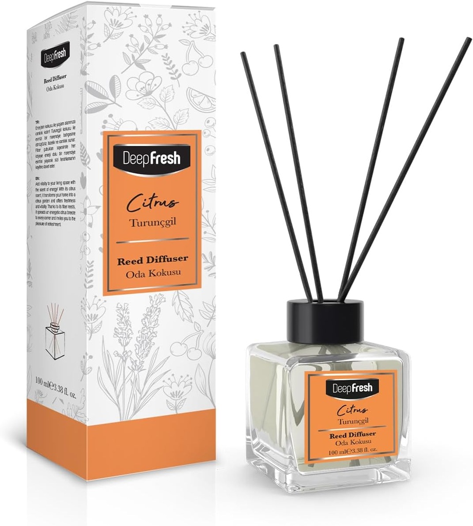 DEEP FRESH REED DIFFUSER 100 ML - CITRUS (24 PCS/CTN)