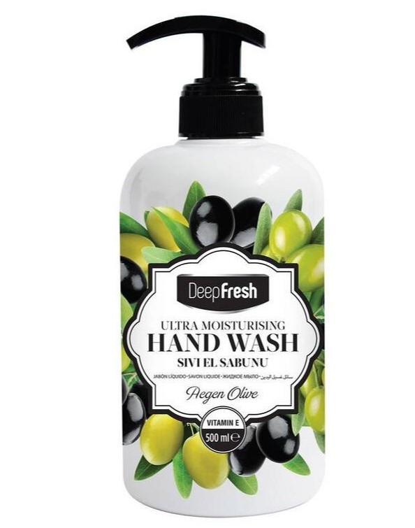 DEEP FRESH GARDEN SERIES LIQUID SOAP AEGEAN OLIVE 500 ML (12 PCS/CTN)