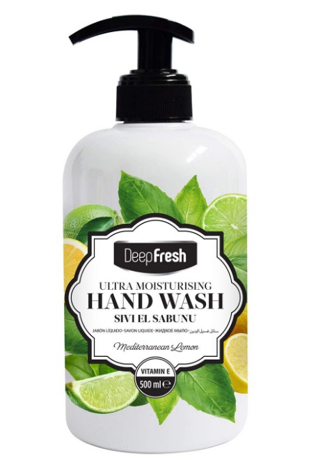DEEP FRESH GARDEN SERIES LIQUID SOAP MEDITERRENEAN LEMON 500 ML (12 PCS/CTN)