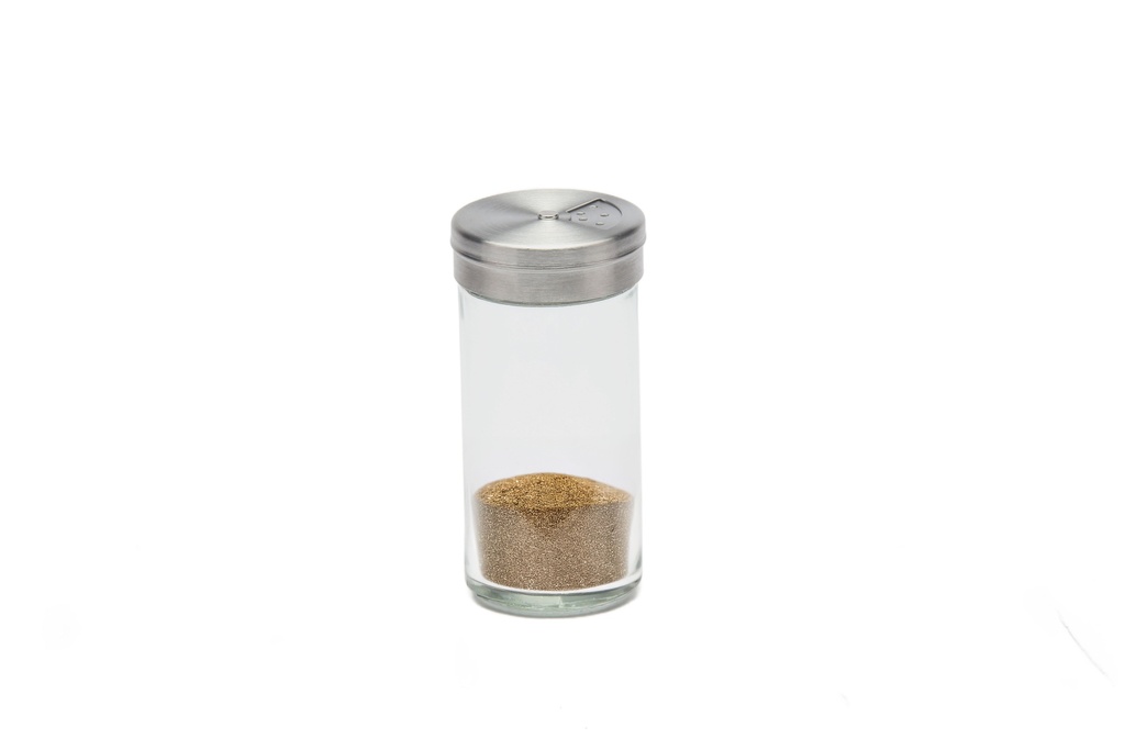 100ml (3.4oz) Glass Spice Jar With SS Lid (36 pc/ctn)