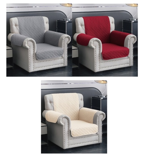 [BH2010] Chair Cover, 100% Microfiber, 80 GSM, 120g Filling, Assorted 3 Designs (6 pc/ctn)