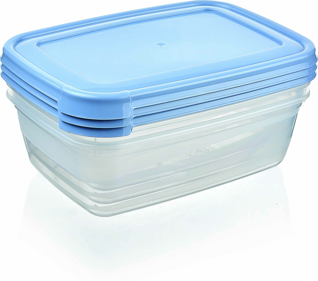 3 x 20oz (600ml)Rectangular Food Storage Container Set (24 set/ctn)
