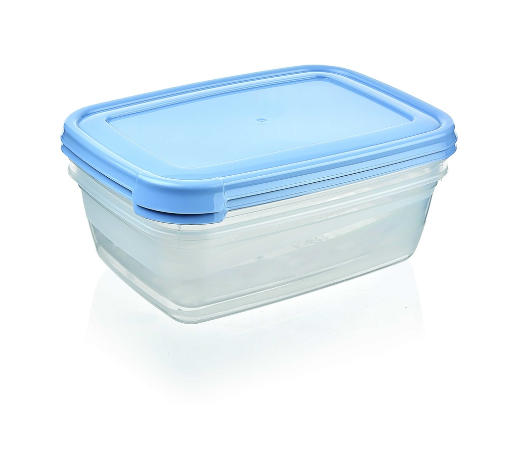 2 x 2.1QT (2000ml) Rectangular Food Storage Container Set (24 set/ctn)