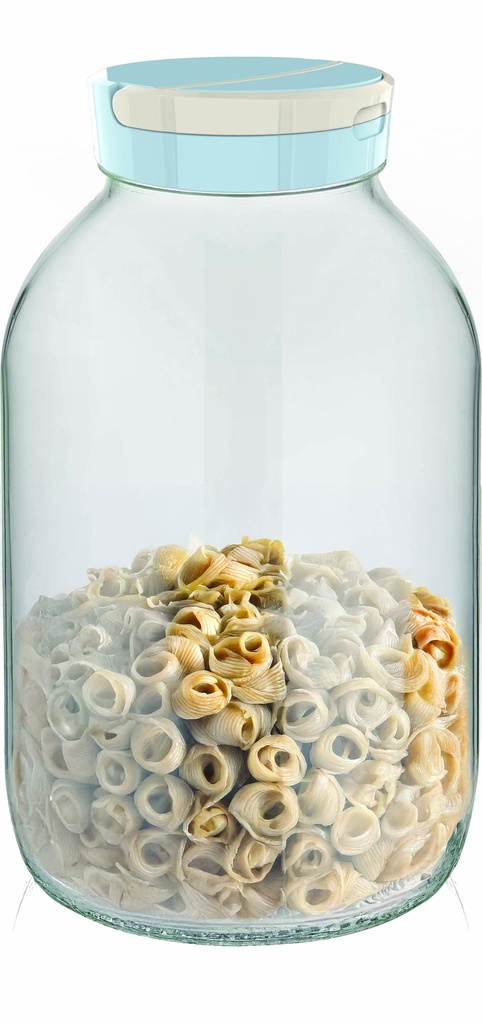 5.3 QT(5000ml) Glass Jar (6 pc/ctn)