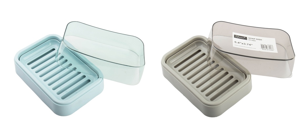 5.4" x 3.7" (13.7x9.5cm) Plastic Soap Dish(144 pc/ctn)