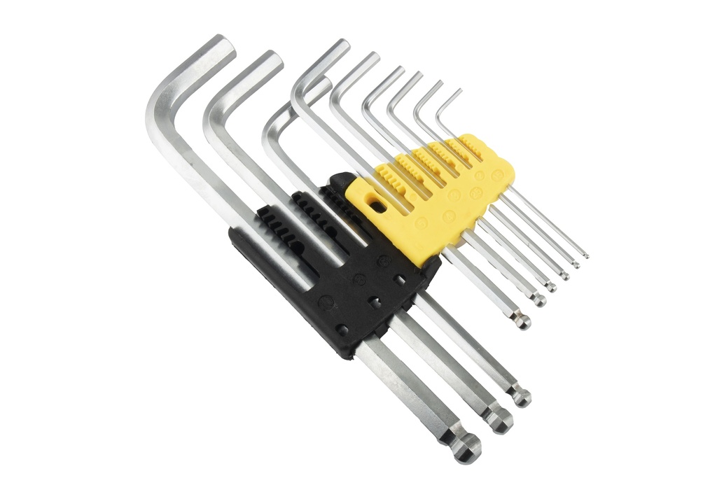 9 pc Hex Key set, Size Range: 1.5 - 10 mm(72 set/ctn)
