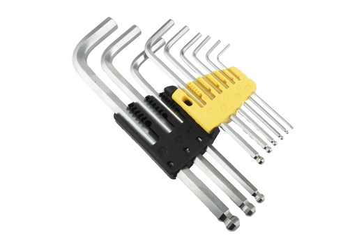 [HT3701] 9 pc Hex Key set, Size Range: 1.5 - 10 mm(72 set/ctn)