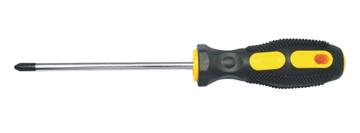 [HT3201] 4.9"(12.5cm) Stainless Steel/TPR Phillips Screwdriver (144 pc/ctn)