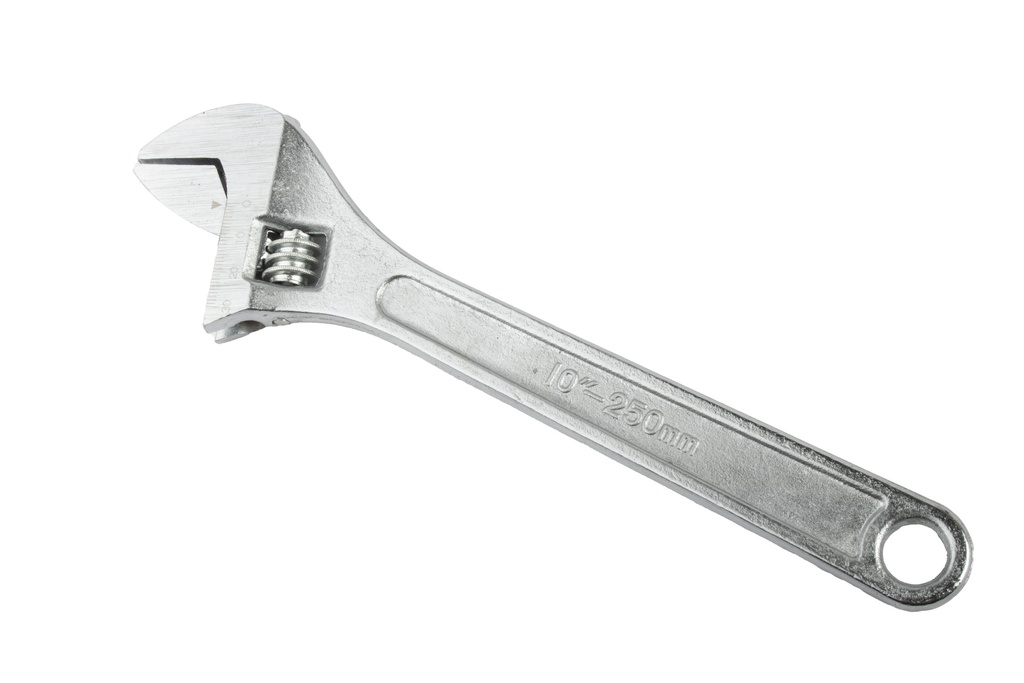 10"(25cm) Stainless Steel Adjustable Wrench(60 pc/ctn)