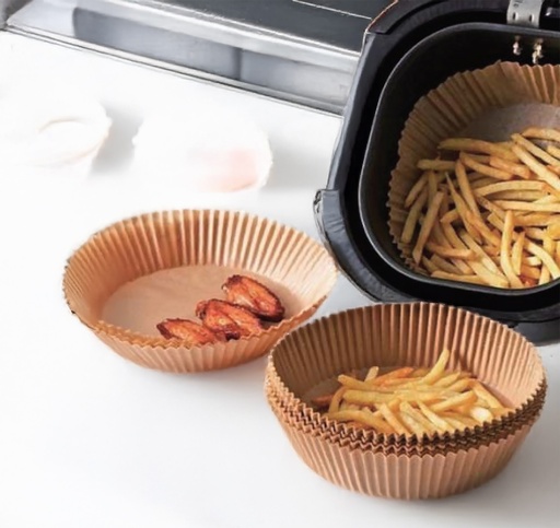 [BN4811] 50 pc Round Baking Paper, 6.3"x1.8"(16x4.5cm), Non-Stick/Disposable/Waterproof/Oil-Proof (48 pc/ctm)