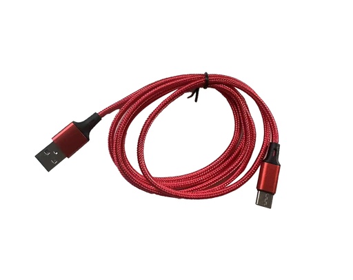 [HT2601] USB + Type-C Fast Charging Cable, 2A, 1.2m (50 pc/ctn)