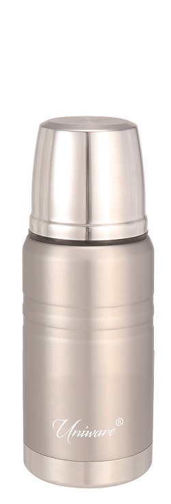 350ml Silver Double Wall Stainless Steel Flask (12 pcs/ctn)