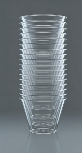 [712307] 7oz(210ml) 20pc/set Clear Plastic Shot Cups (25 sets/ctn)