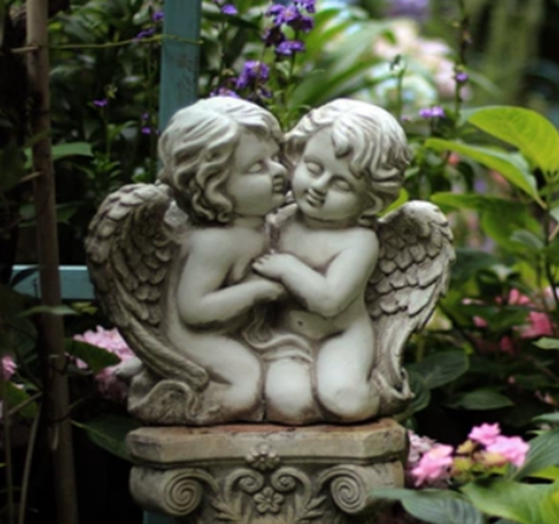 [CPGC-S1002] Metal Angel Ornament, 34x32x20cm (1 pc/ctn)