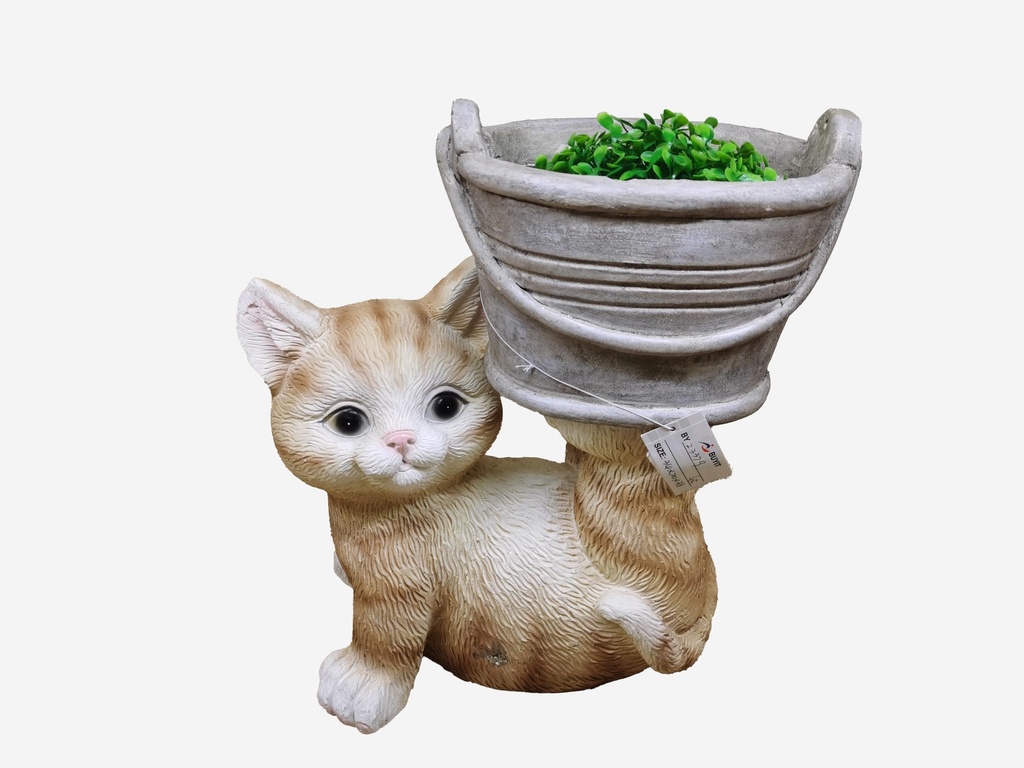 Resin Cat Ornament, 24x20x38cm (1 pc/ctn)