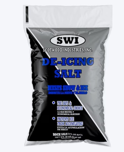 [NCD-SALT50] 50 lb Road Runner Rock Salt Ice Melter (1 bag/ctn)