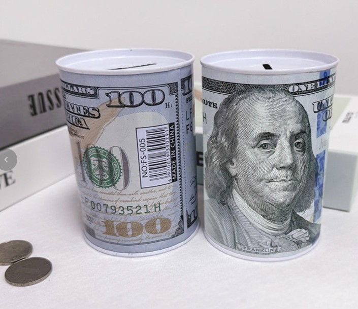 10x15cm Kids Money Bank, US Dollar, 0.2mm (48 pc/ctn)