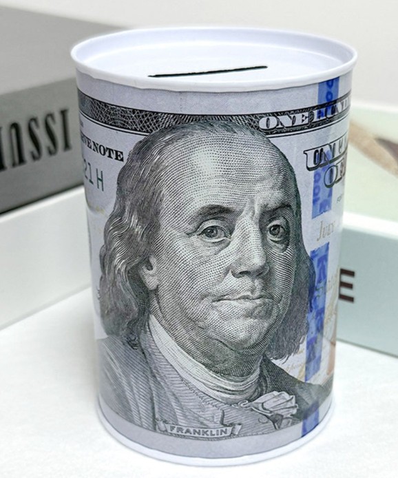 15x22cm Kids Money Bank, US Dollar, 0.22mm (24 pc/ctn)