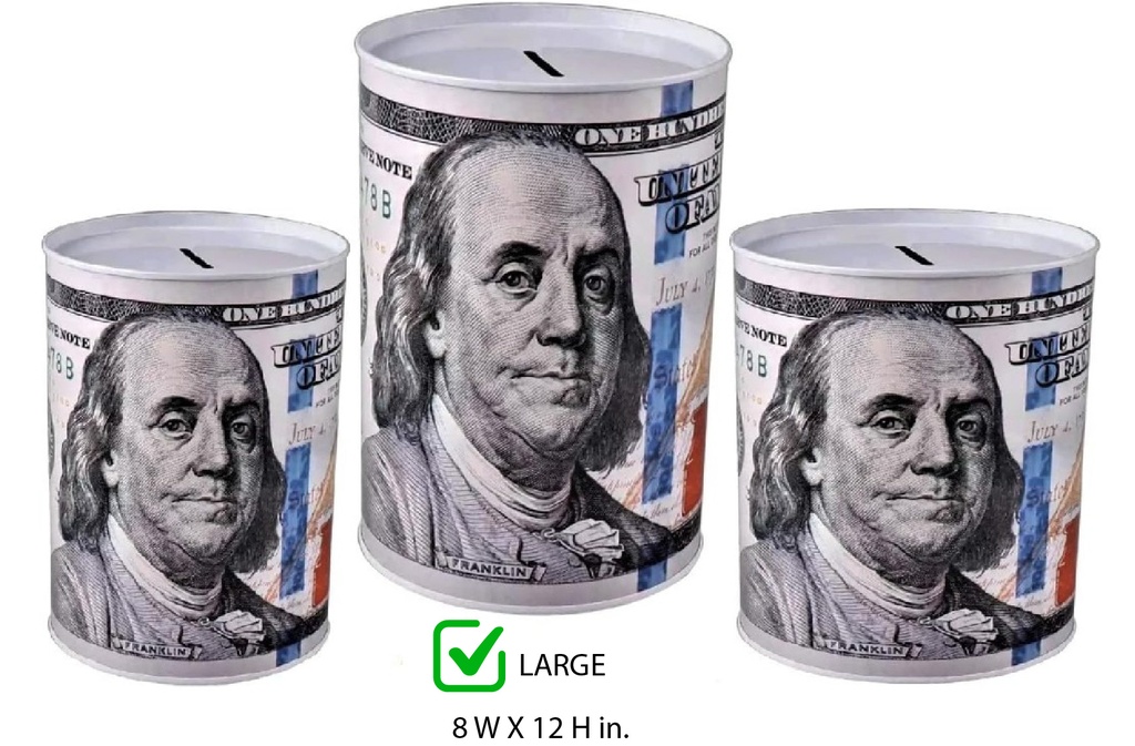 20x30cm Kids Money Bank, US Dollar, 0.22mm (12 pc/ctn)