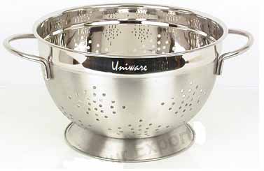 [3051-5] 5QT Stainless Steel German Colander (12 pcs/ctn)