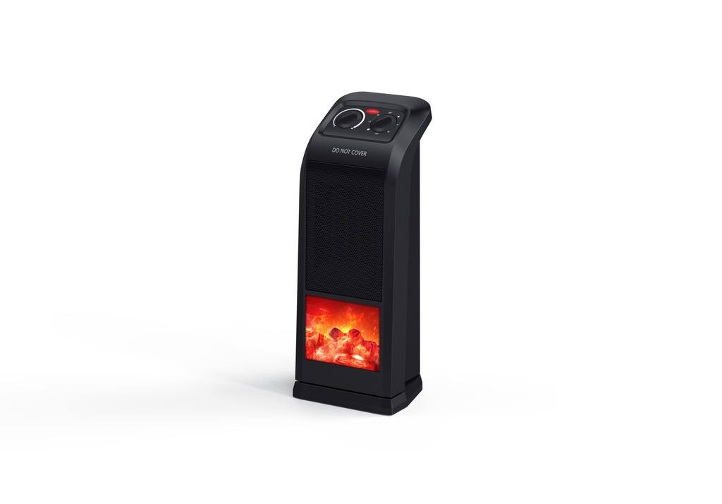 900W/1500W Heater with Overheating Protection, 3D Fireplace Frame, ETL Certified, 17.5*14*28.5 cm (4 pc/ctn)