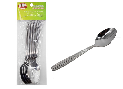 [33009] 2mm Polished Stainless Steel Tea Spoon (300 pcs/ctn)