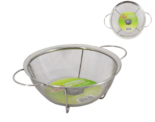 [3704-22] 8.6"x2.3" Stainless Steel Net Basket (24 pcs/ctn)