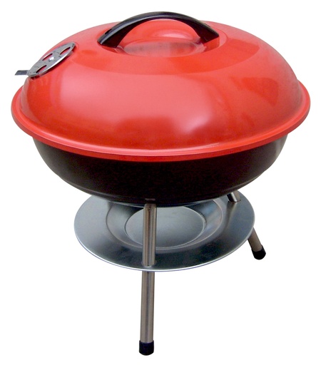 [1114] 14" Chrome Plated Charcoal Barbeque Grill (1 pcs/ctn)