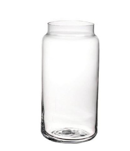 [GA1020] 4"x8" Clear Glass Vase (6 pcs/ctn)