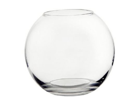 [GA2520] 10"x8"(D25xH20 cm) Clear Round Glass Vase/Fish Bowl (1 pcs/ctn)