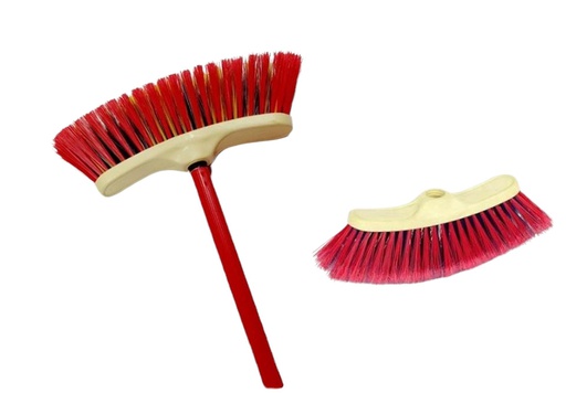 [C21-10567] 47" Italian Metal Broom with Handle (24 pcs/ctn)