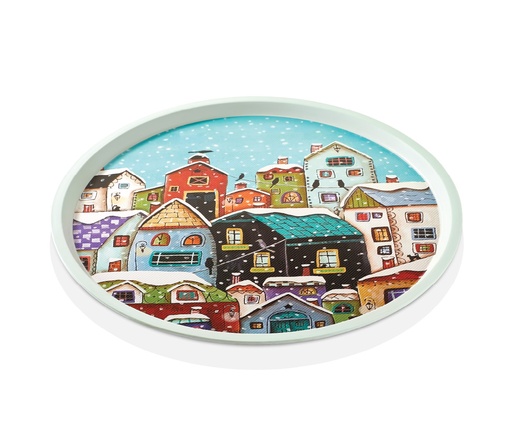 [P75005] 14" Toya Round Tray (36 pcs/ctn)