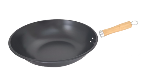 [4189-32] 12.6" Carbon Steel Non-Stick Wok (6 pcs/ctn)