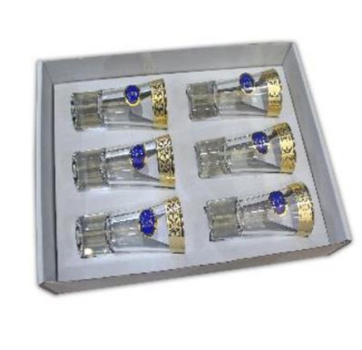 [A2336] 6 pc Senior Design with 24 Gold  Deco (6 sets/ctn)
