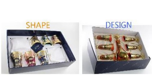 [A3545] 6 pc Deborah Tea Design Glassware Set (6 sets/ctn)