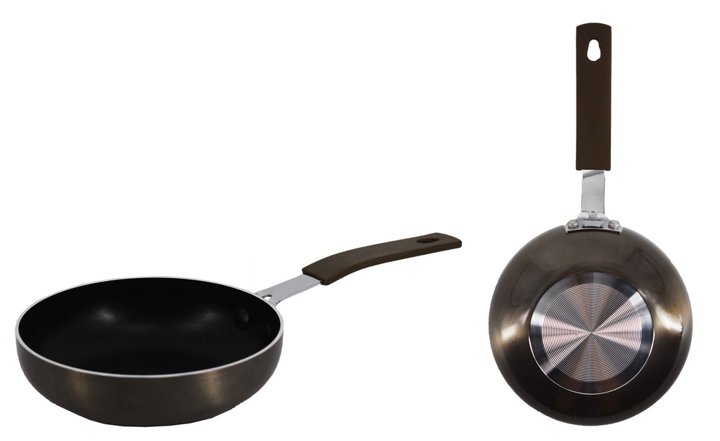 5.5" Black Wide Edge Frying Pan (24 pcs/ctn)