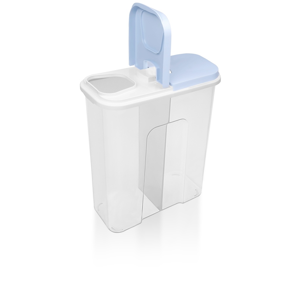 3.0QT(2850ml) 2 Section Dry Food Container Container (12 pcs/ctn)